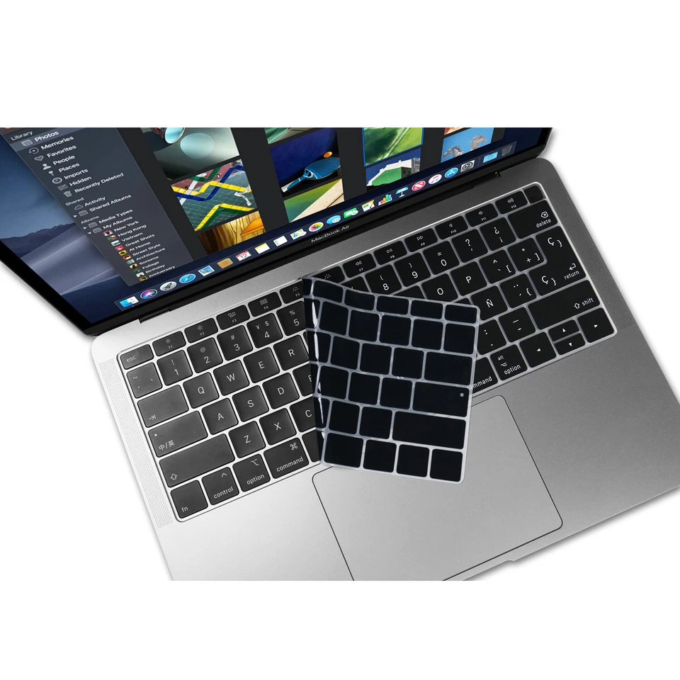 Чехол для испанской клавиатуры XSKN для Macbook Air 13.3 2018 года с сенсорным идентификатором A1932 - Изображение 3 из 4