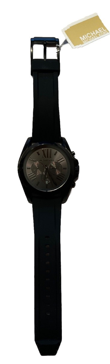 MICHAEL KORS 腕時計 ブラック MK8560 MICHAEL KORS Bradshaw Black Dial Men's Chronograph Watch