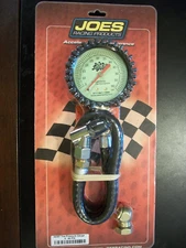 JOES Racing Products 32307 Analog Tire Pressure Gauge 0-60 PSI GLOW IN THE DARK