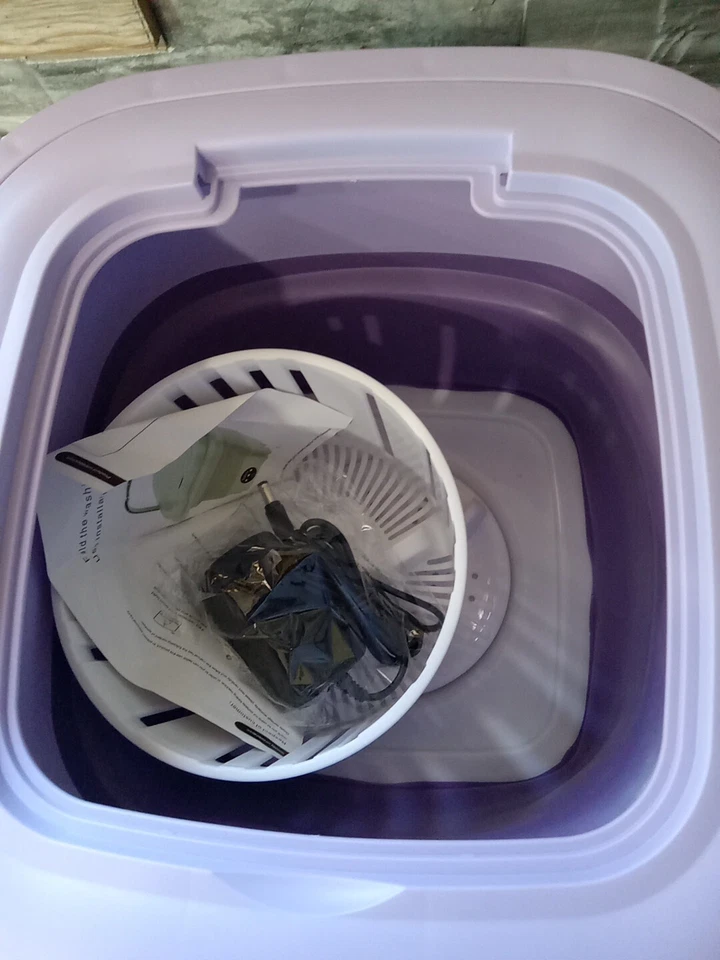 Mini Washing Machine 8L Folding Portable Sterilization Drying Laundry Machine - Image 3 of 4