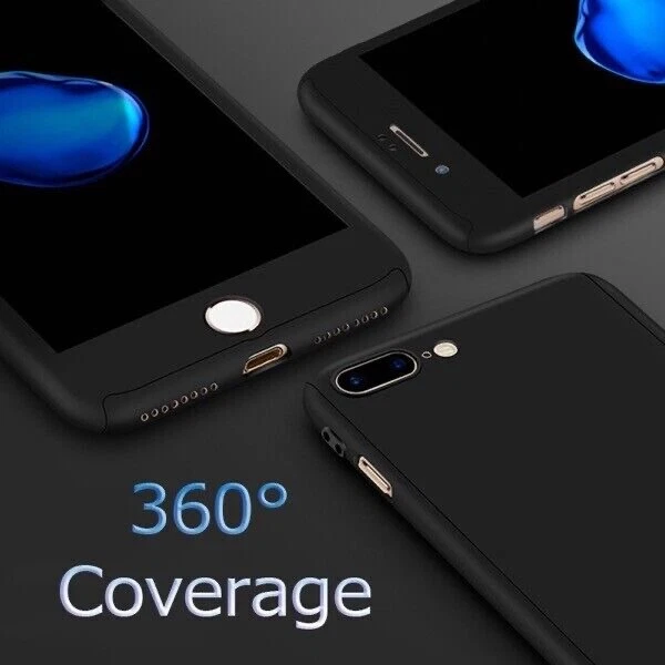 CUSTODIA per Apple iPhone SE 2022 Cover 360° + Pellicola VETRO Temperato 9H - Immagine 3 di 4