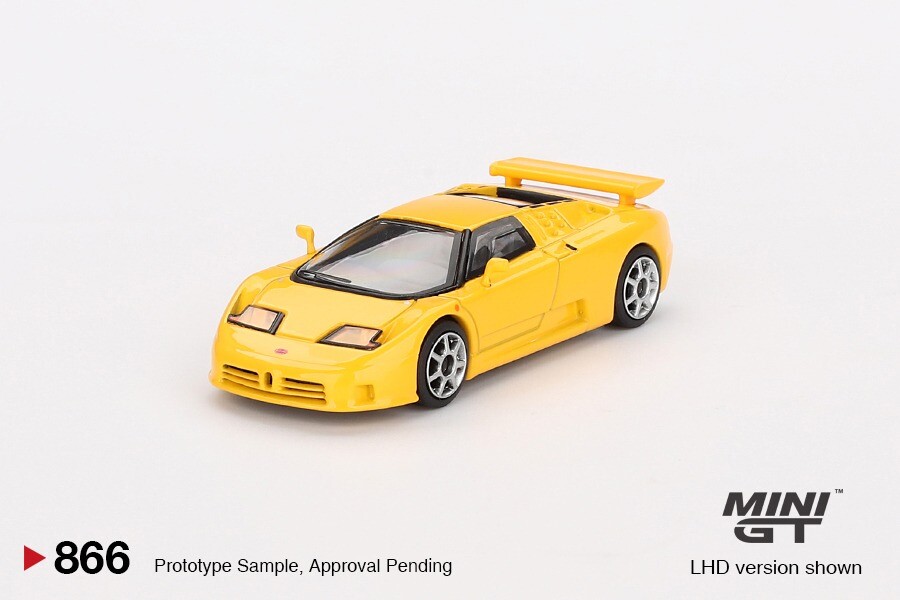 スーパースポーツ Giallo Bugatti(イエロー) チェイスカー Bugatti EB110 SS Super Sport Giallo Bugatti Yellow with