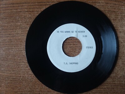 RARE TEST PROMO 1970S MINT-EXC+T.G. SHEPPARD DO YOU WANNA GO TO HEAVEN 45