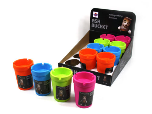 4-x-coloured-Butt-Bucket-Ash-Trays-11-8-CM-Good-value-fast-free-shipping