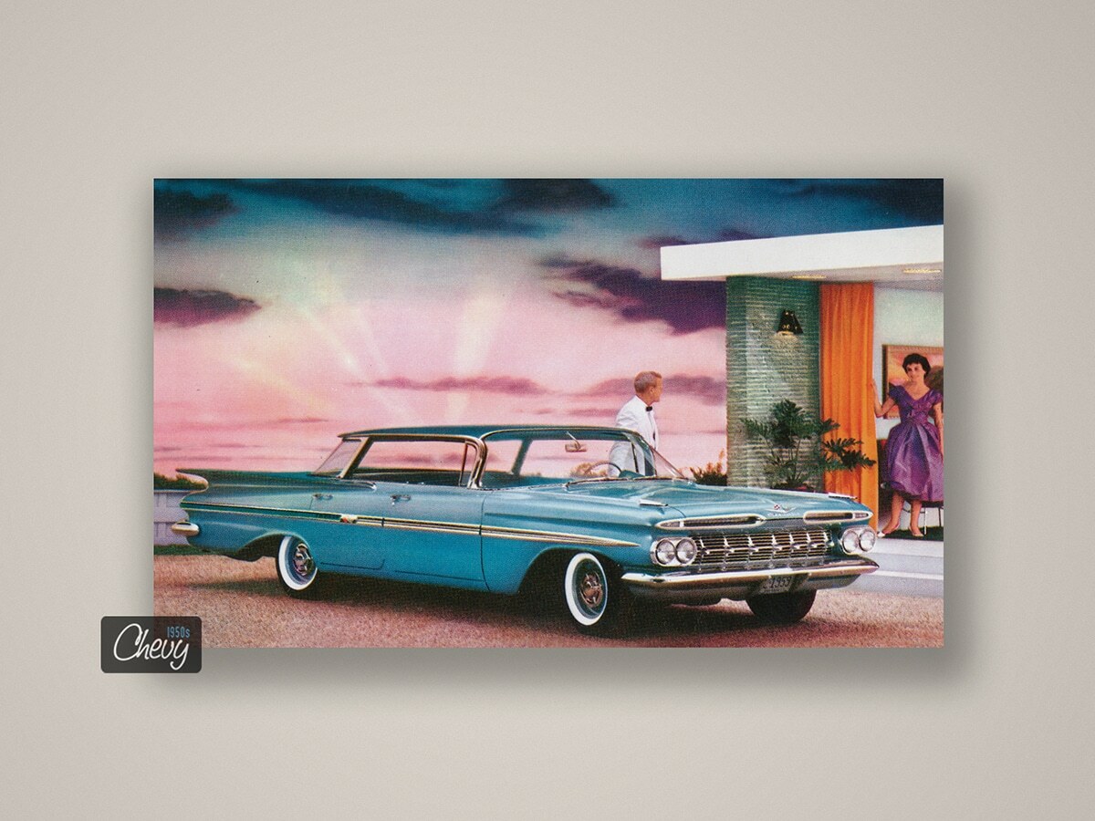 kzm様リクエスト 1/25 66 impala & 59 el camino 1959 Chevrolet Postcard Lot of 8/ Corvette, El Camino, Bel
