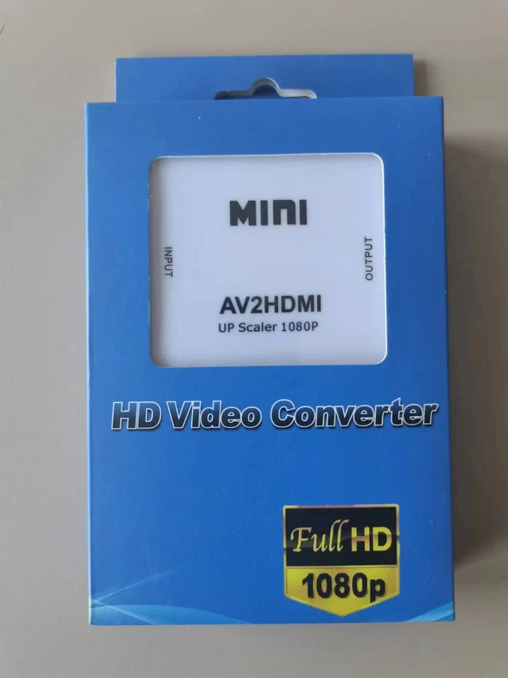 RCA AV to HDMI HD Converter Composite CVBS Video Adapter Wii NES SNES(AV2HDMI) - Image 2 of 4