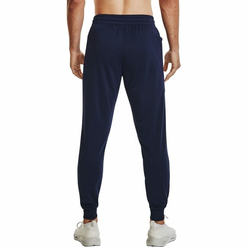 Under Armour Fleece Mens Joggers Navy Breathable Elasticated Workout Sweatpants - Bild 2 von 6