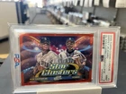 2025 Topps Chrome Cosmic Star Clusters Ken Griffey Jr Ichiro Orange # /10 PSA 9