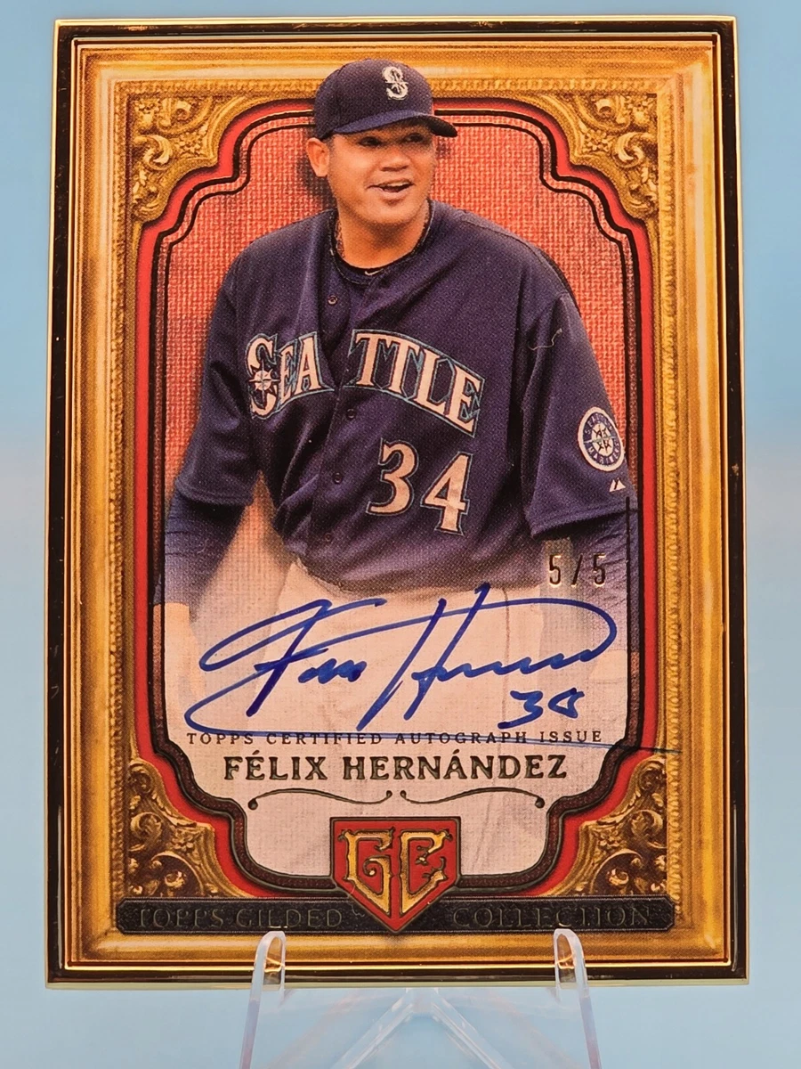 Felix Hernandez Baseball Serial Numbered Sports Trading Cards