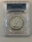 1876 Seated Liberty Half Dollar--PCGS Graded AU Detail--Cleaned
