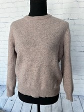 Luxurious Italian Isaia Napoli 85 Wool, 15 Cashmere Crewneck Sweater, Medium