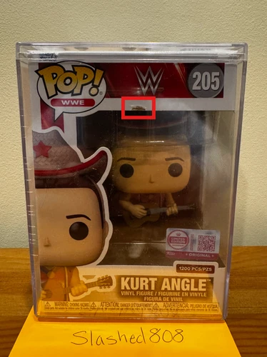 (DAMAGED) Funko POP! - WWE Kurt Angle #205 - 1200 Pieces Exclusive