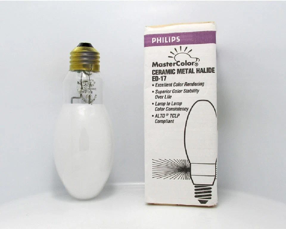 Philips MHC50/U/M/3K 50 watt💡Master Color ED-17💡Metal Halide Light Bulb - NEW! - Image 2 of 4