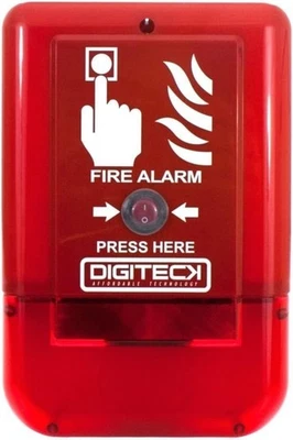 DIGITECK Plug & Play Site Alert Battery Operated Interlinkable Fire Alarm System LED