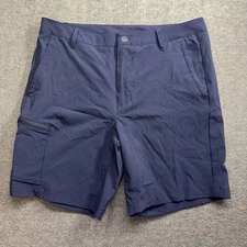All In Motion Men’s Shorts Navy Blue Size 34 Stretch
