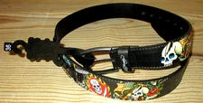 MENS ED HARDY STUDDED BLACK BELT SIZE 36