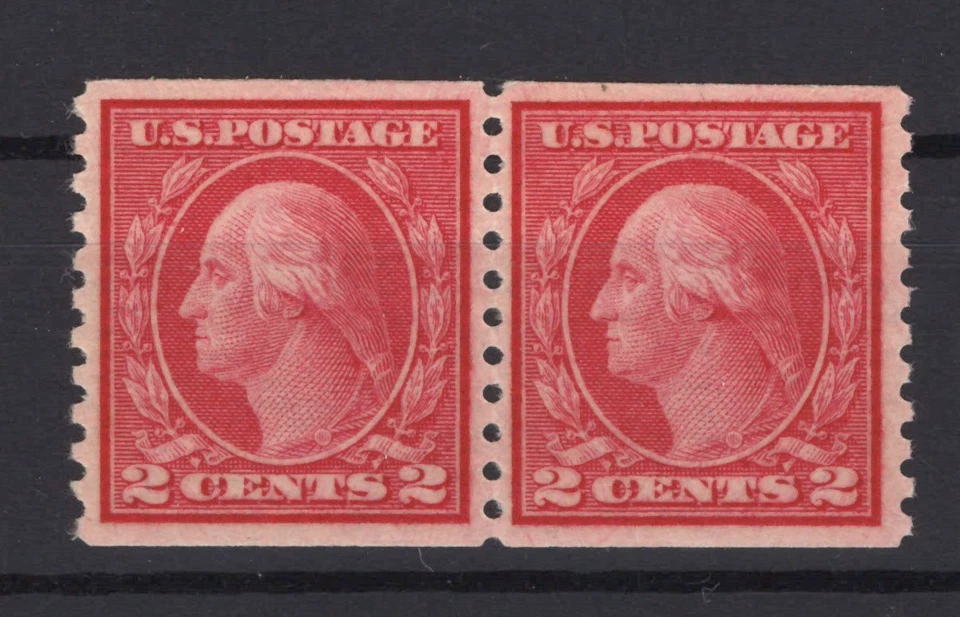US Stamp 492 MNH XF/S 2c Washington coil pair with PF Cert ZAYIX 1024M_MAR023 - Image 2 of 2