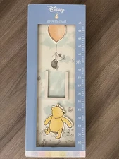 NIB Winnie The Pooh Wooden Growth Chart