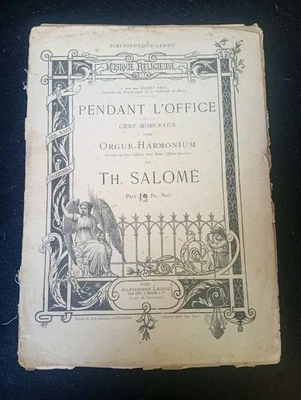 Th. Salomé Cent Morceaux pour Orgue -Harmonium Chez Alphonse Leduc - Photo 1/4