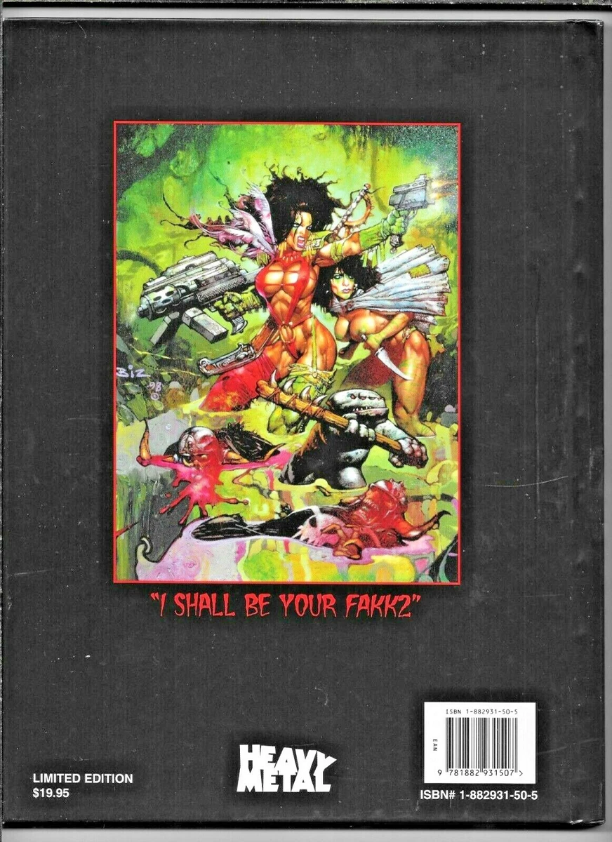 Heavy Metal FAKK 2 1999 Movie Special Bisley Limited HC Ed 02314 of 10000 VF+