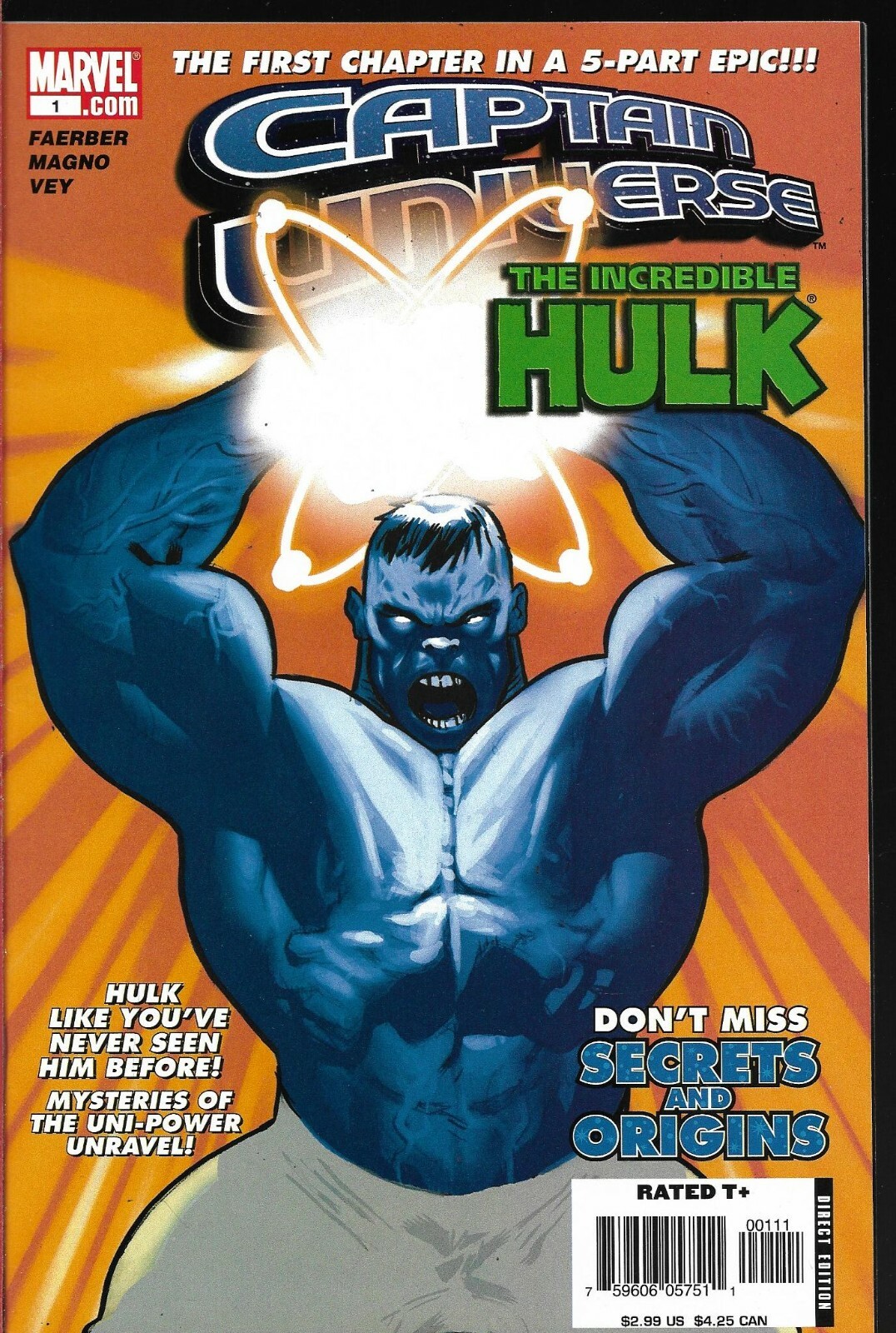 CAPTAIN UNIVERSE / HULK #1 - Back Issue (S)