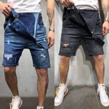 Monos Vaqueros Cortos Para Hombres Pantalones De Verano De Moda Casual Elegante