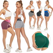 Women High Waist Sports Shorts Yoga Pants Butt Lift Anti Cellulite Gym Hot pants