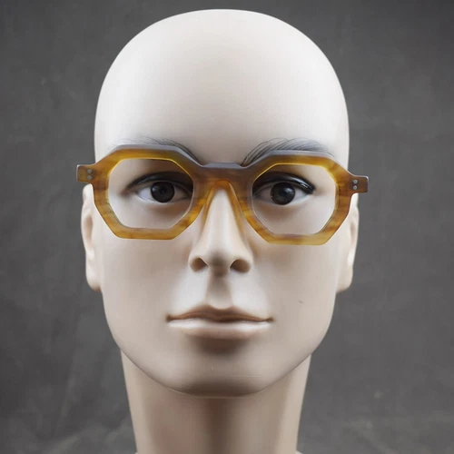 Acetat Vintage Brille quadratisch Männer Frauen klare Gläser Retro Brille Gestell - Bild 10 von 51