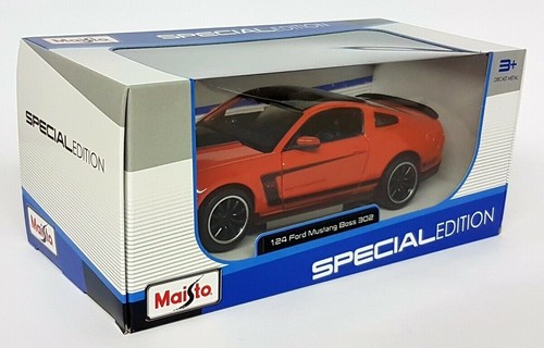 Maisto 1/24 - Ford Mustang Boss 302 Orange Diecast model car - Bild 2 von 4