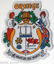 Orange Amps Woven Patch, iron on, Musicians, Bands, Artists, Rock