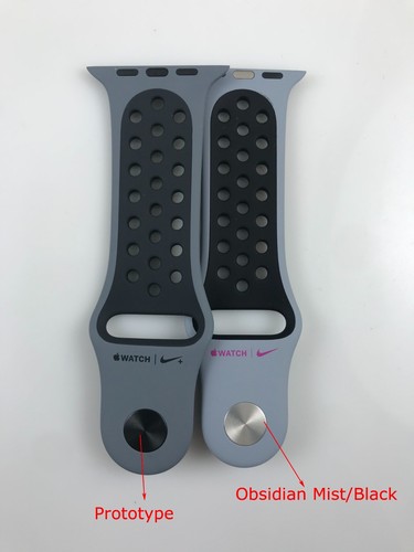 NEW Original Apple watch Nike Sport Band 44mm 45MM 46MM 49MM Obsidian Mist/Black - Zdjęcie 4 z 6