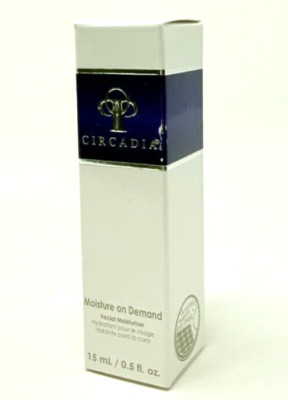 Circadia Moisture on Demand Facial Moisturizer 0.5 fl oz 15mL NIB Exp. 10/27