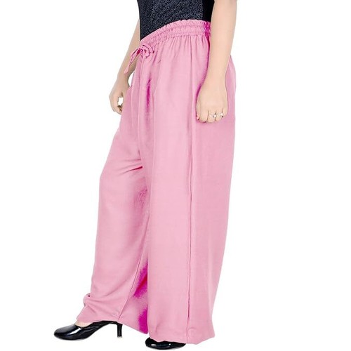 New Women Ladies Palazzo Plain Flared Wide Leg Pants leggings Baggy Trousers - Bild 68 von 110