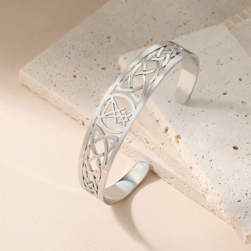 Pulsera Cruz Leviatán Puño Satán Sigilo de Lucifer Demonio Diablo Amuleto - Imagen 13 de 22