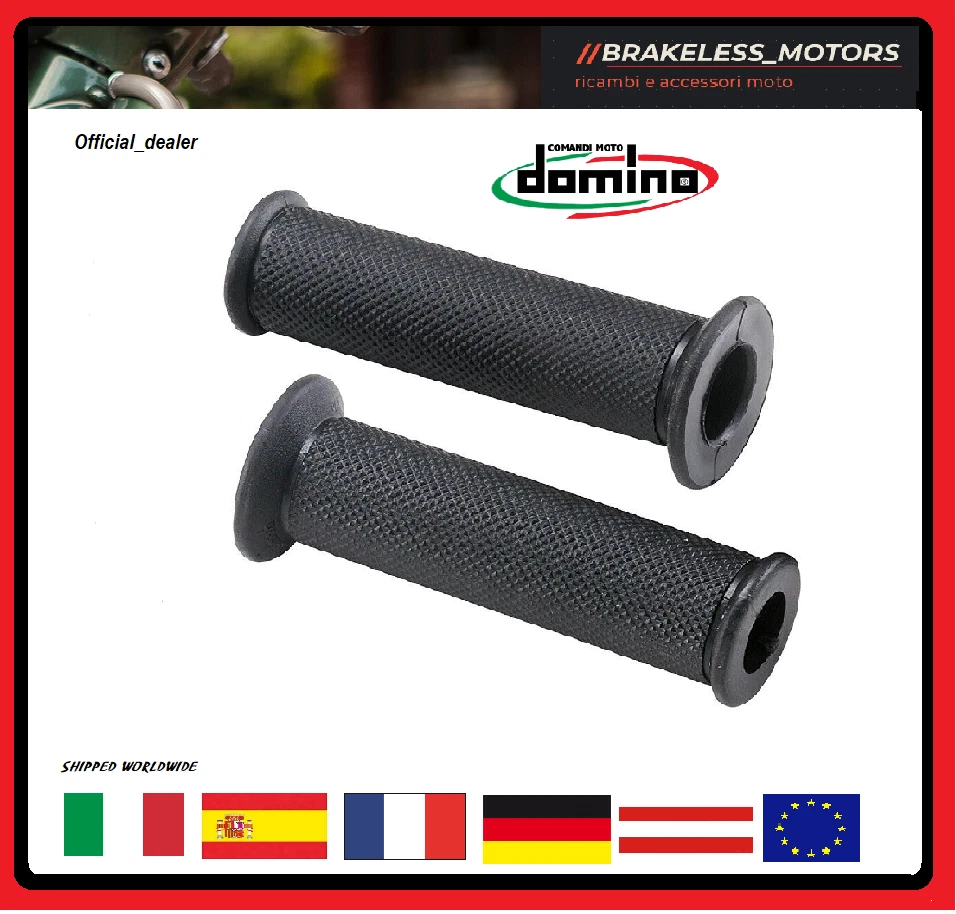 COPPIA MANOPOLE 120mm DOMINO KYMCO   PEOPLE S DD EURO3 125 07-08 - QUANNON NAKED Foto 3 de 4
