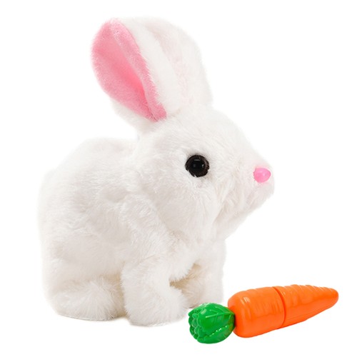 Electronic Hopping Walk and Talk Bunny Toys Plush Stuffed Rabbit - Picture 6 of 15