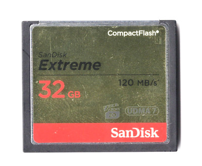 (DENTED) SanDisk Extreme 32GB 120MB/s UDMA 7 CF Compact Flash Camera Memory Card