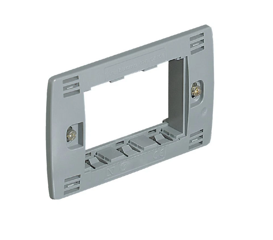 BTICINO LUNA C4703 SUPPORTO IN RESINA A 3 POSTI PER SCATOLA 503E