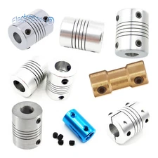 CNC Motor Jaw Shaft Flexible Coupling Coupler 3D Printer 5/6.35/8/10/12mm DI US