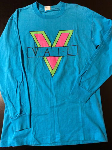 VTG 80s Vail Colorado Long Sleeve Belton T-Shirt S