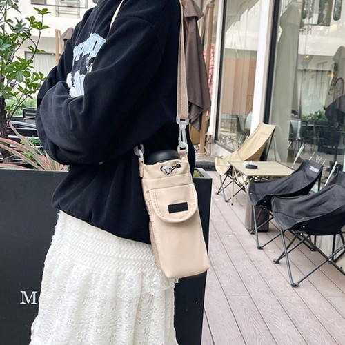 Shoulder Strap Crossbody Water Bottle Purse Water Bottle Sling Bag Walking - 第 6/17 張圖片