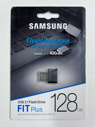 New Samsung FIT Plus 128GB USB 3.1 300MB/s 128G Flash Drive MUF-128AB/AM