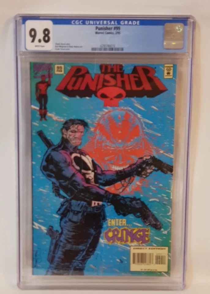 The Punisher #100 Silver Foil Cover 1995 Marvel Comics 8.0 VF