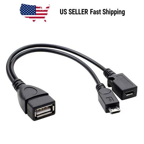 Maquinilla de afeitar diluido Vulgaridad Micro USB Host OTG Cable with USB Power For Android Tablet / Phone | eBay Maquinilla de afeitar diluido Vulgaridad Micro USB Host OTG Cable with USB Power For Android Tablet / Phone | eBay