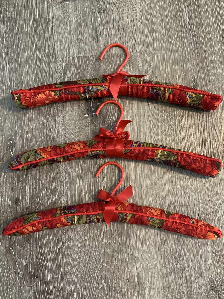 Red clothes sale hangers