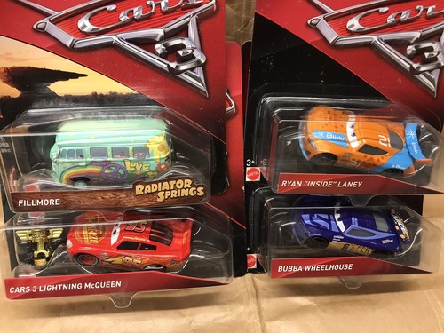 4 x Disney PIXAR Cars 3 Modellauto 1:55 Mattel NEU - Bild 2 von 2