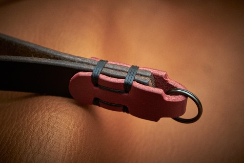 C.K Mike handcrafted Horween leather wrist strap - Picture 3 of 7