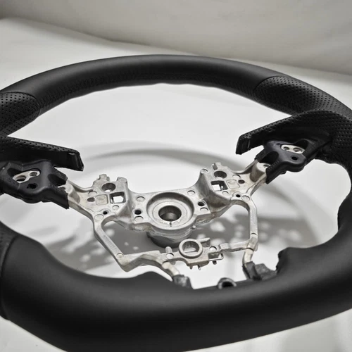 Black Leather Steering Wheel No Heated Function For RAV4 Camry Corolla 19-23 New - Bild 12 von 13