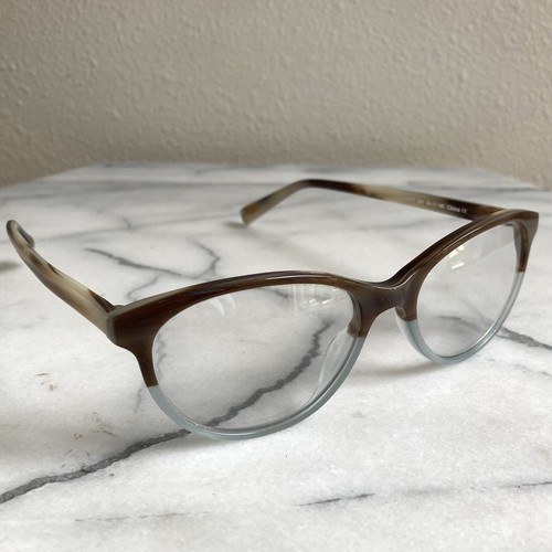 Warby Parker Leighty 331 Eyeglasses Frame Women Brown Tortoise Cat Eye 54-17-140 - Picture 3 of 7