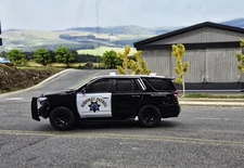 Greenlight 1/64 scale Hot Pursuit 2021 Chevrolet Tahoe Police California Highway